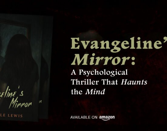 Evangeline’s Mirror psychological thriller book cover